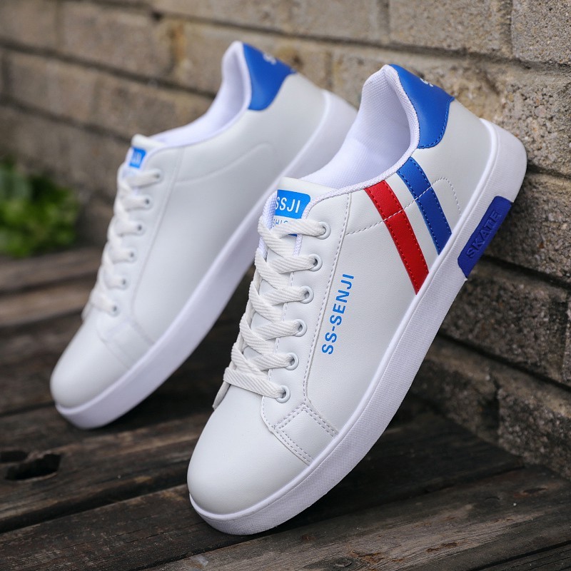 "Hot Sale”Korean fashion Men sports shoes Small white shoes Casual Flat Sneakers Kasut Lelaki running shoes